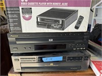 VCR, Cassette Player