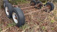 3 Mobile Home axles w/ springs, tires and rims
