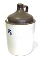 Stoneware Five Gallon Jug with Cork