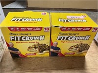 2ct.Robert Irvine’s Fit crunch protein baked bars