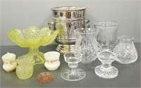Group of glassware etc, including Waterford,