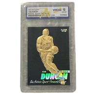 1997-98 Fleer Tim Duncan Rookie Black 23k Gold