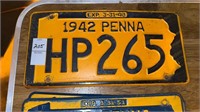 1942 Penna plate