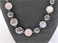 JAY KING ONYX & AGATE NECKLACE