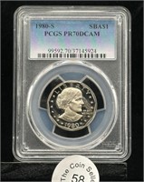 1980 S $1 SBA Susan B Anthony Dollar Proof PCGS PR