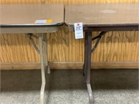2 6ft Folding Tables