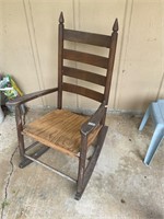 Wooden rocking chair