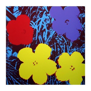 Andy Warhol "Flowers 11.71" Silk Screen Print from