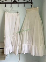 Two vintage skirts/petticoats. One is very high