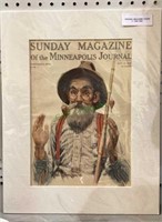Magazine cover from the Sunday magazine of the