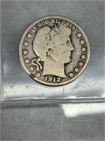 1912 Barber Half -90% Silver Bullion Coin