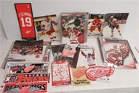 Very large group of Detroit Redwings memorabilia