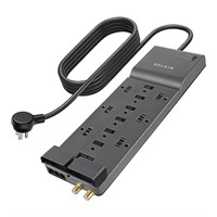 Belkin Power Strip Surge Protector with 12 AC