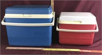 2 Rubbermaid Coolers