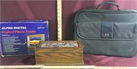 Laptop Bag, Jewelry Box, Digital Photo Frame