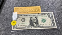 1963 scare bar dollar bill