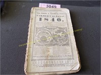 1840 Farmers Almanac