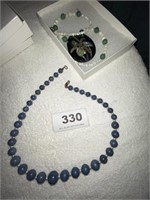 necklace and bracelets