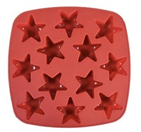 Silicone Ice Tray - Small Stars - 12 Count