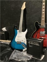 Glarry Blue Burst 6 String Electric Guitar.
