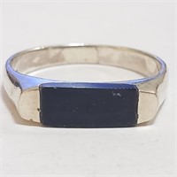 Sterling Silver Black Oynx Ring SJC
