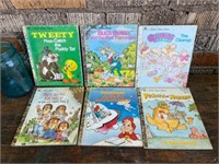 6 vintage Little Golden books