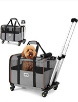 (New) Lekereise Cat Carrier with Wheels for Small