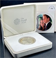 2010 Five Pounds Royal Mint Engagement Coin Prince
