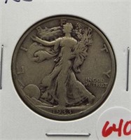 1933-S Walking Liberty half dollar.