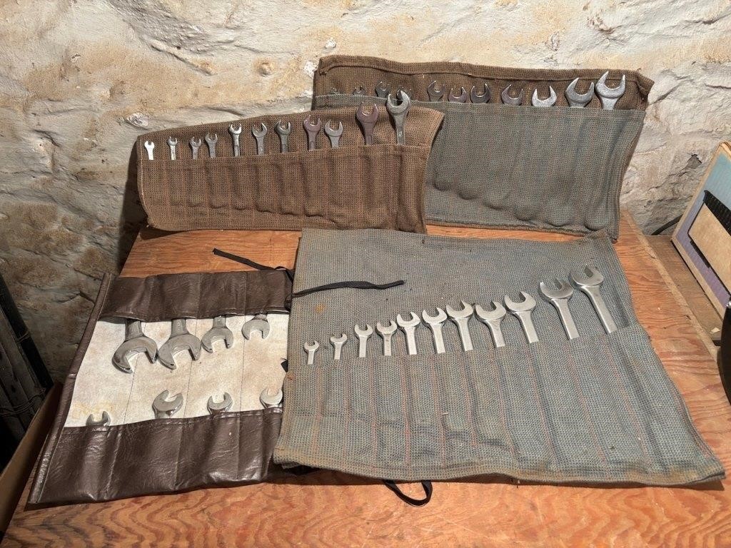 Assorted Wrench Set in Handmade Bags