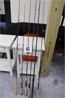 Collection Of Fishing Rods (Bldg 3)