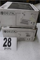 (2) Delta Tub And Shower Faucet Sets (Unopened)
