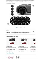 Tesla Model Y Hubcaps (New)