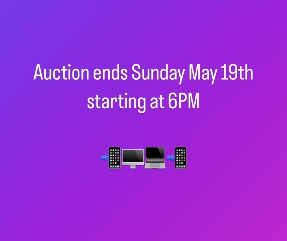 Auction End Time! Don't Forget!