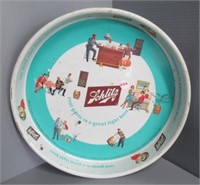 Advertising Schlitz beer tray from 1962.