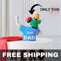 NEW Super Dad Cake Topper Party Cake Decoration