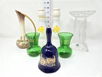Candleholders, Vases, & Bell