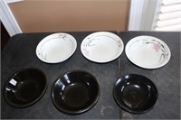 3 Rhine Chine Pearl bowls, bowls