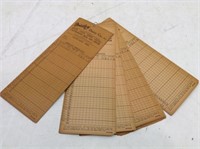 (12) Vtg Gridley Dairy Co Delivery Cards
