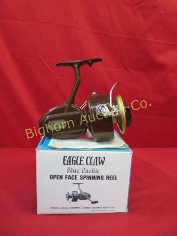 Vintage Eagle Claw Spinning Reel No. 625, Unused