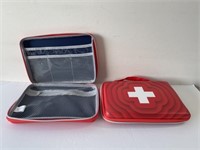 2 first aid bandage bags 10x7x2