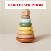 Rainbow Wooden Ring Stacker - 8pc