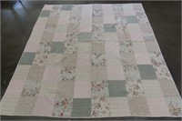 Floral Printed Quilt