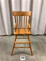 Vintage Hedstrom Wooden High Chair