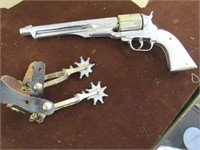 Colt 45 Cap Gun & Spurs