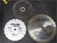 Three Assorted Sawblades