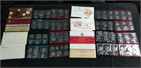 8- 1980's Uncirculated Coin Sets