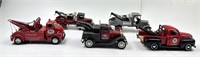 5 Die Cast Tow Trucks