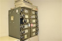 Diebold 12 safe vault system with storage trays &