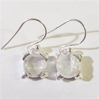 $100 Silver Moonstone Earrings